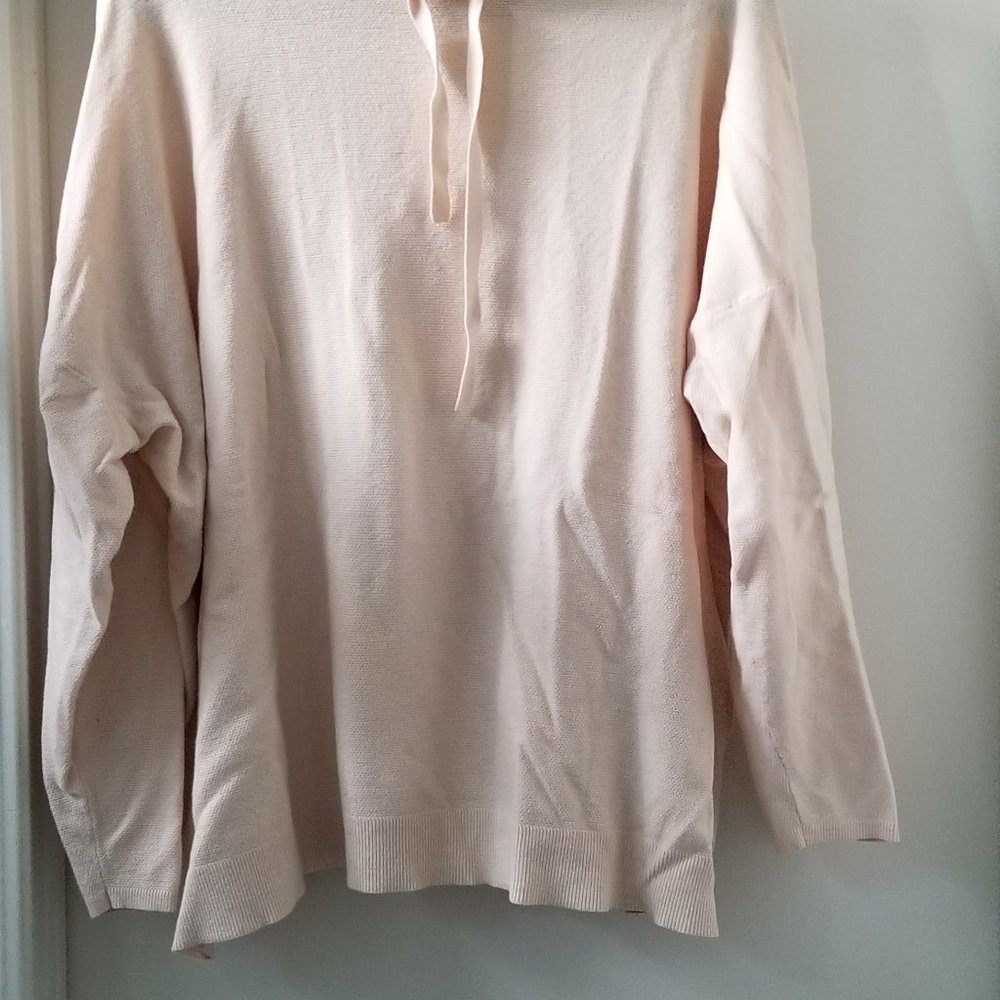 Mock neck pullover sweater